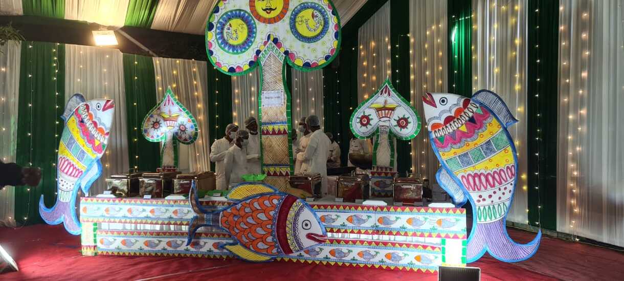 Mithila themed party